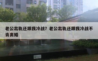 老公出軌還跟我冷戰(zhàn)？老公出軌還跟我冷戰(zhàn)不肯離婚