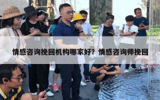 情感咨詢挽回機構(gòu)哪家好？情感咨詢師挽回